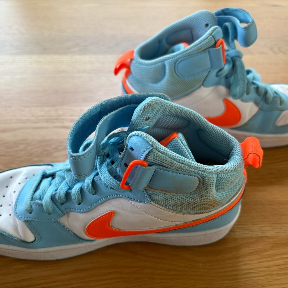 Nike Kids Sneakers - Light Blue and Orange - Picture 4 of 6